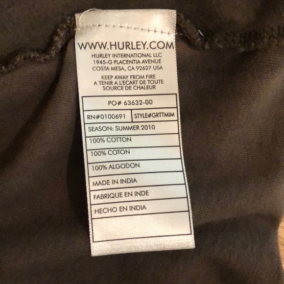 Hurley swim cover up - Picture 4 of 5